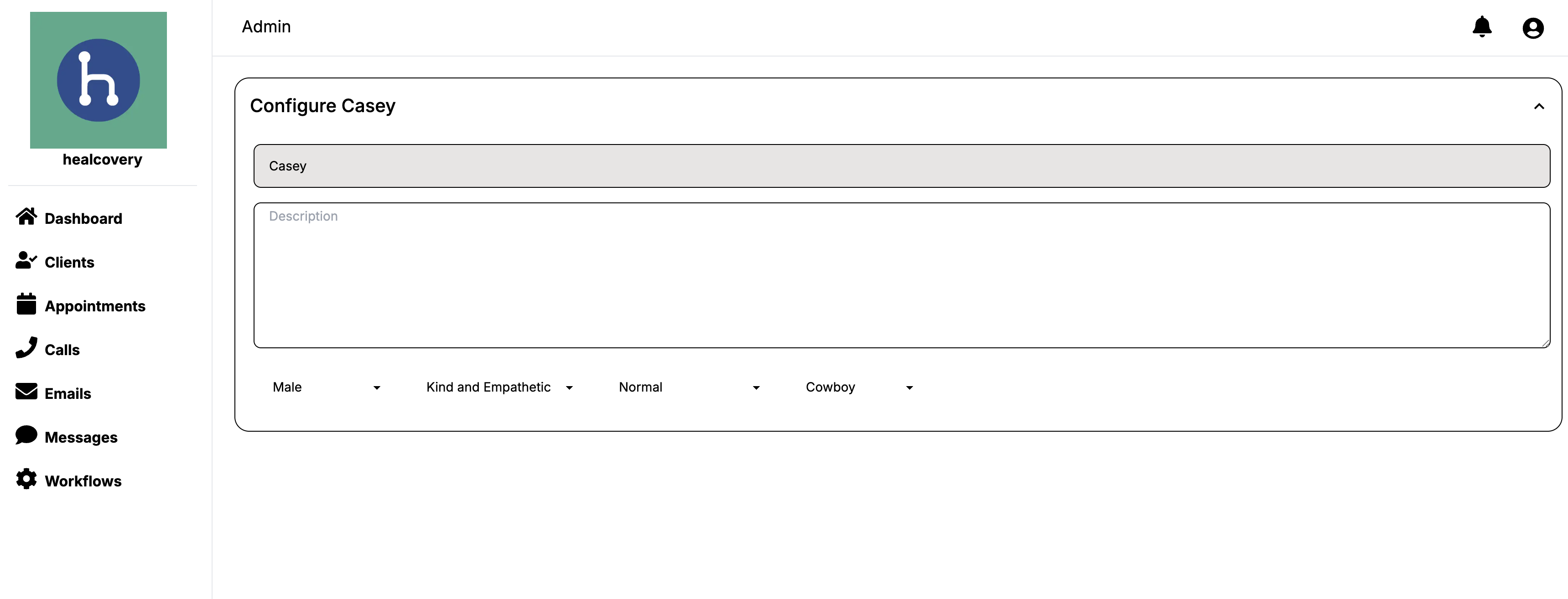 Configure Casey